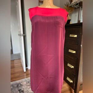 French Connectiontion 100 % silk pullover dress size 8